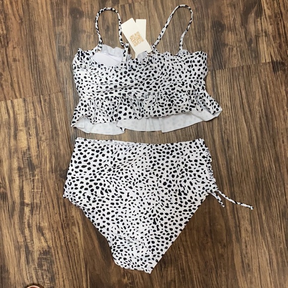 POLKA DOT 2 PIECE SWIMSUIT - Picture 8 of 8